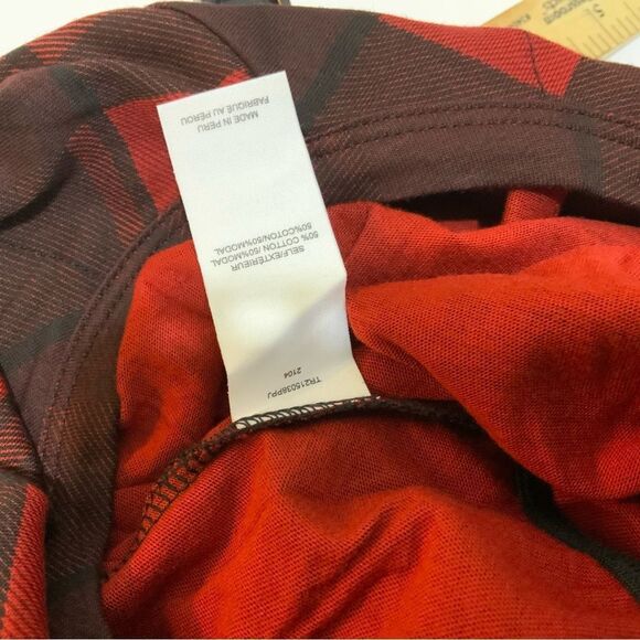 NWOT Derek Lam 10 Crosby London Plaid Midi Wrap Dress red Casual Women’s Large - Picture 10 of 10